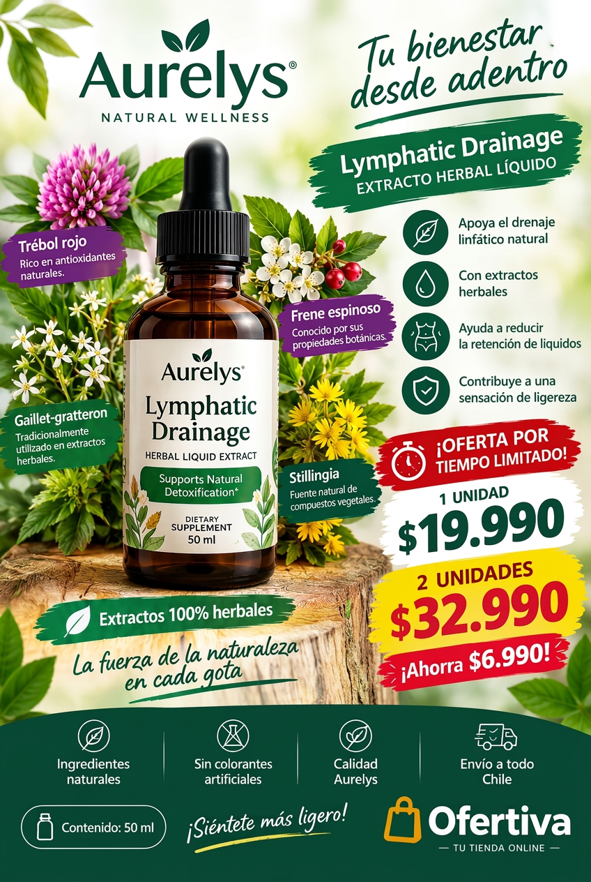 Lymphatic Drainage  Herbal Líquido